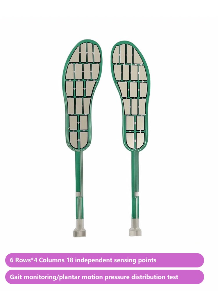 Smart Insole Pressure - ES42-18P Flexibler Folien-Fußdrucksensor, Piezoresistiver Verteilter Widerstandspaar