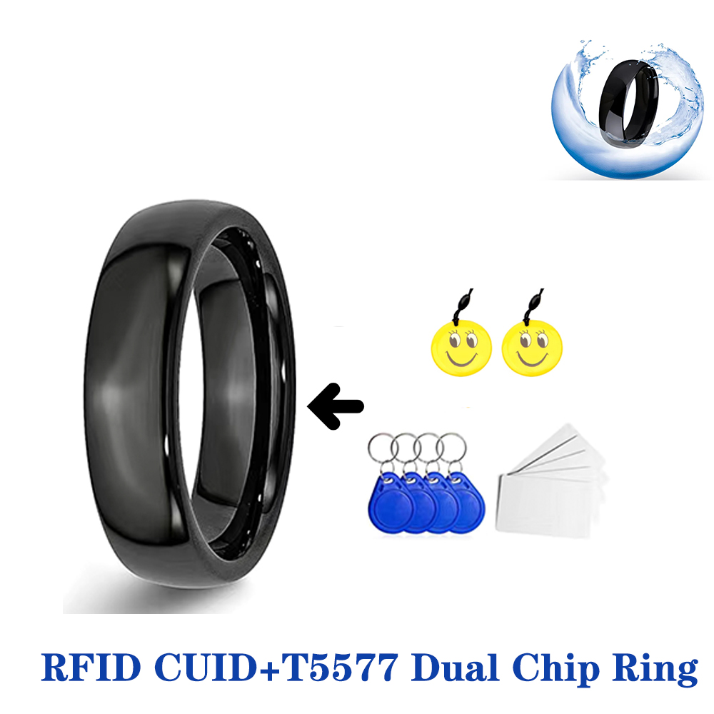 Smart Ring Nfc Pay - RFID Smart Dual Chip NFC Ring