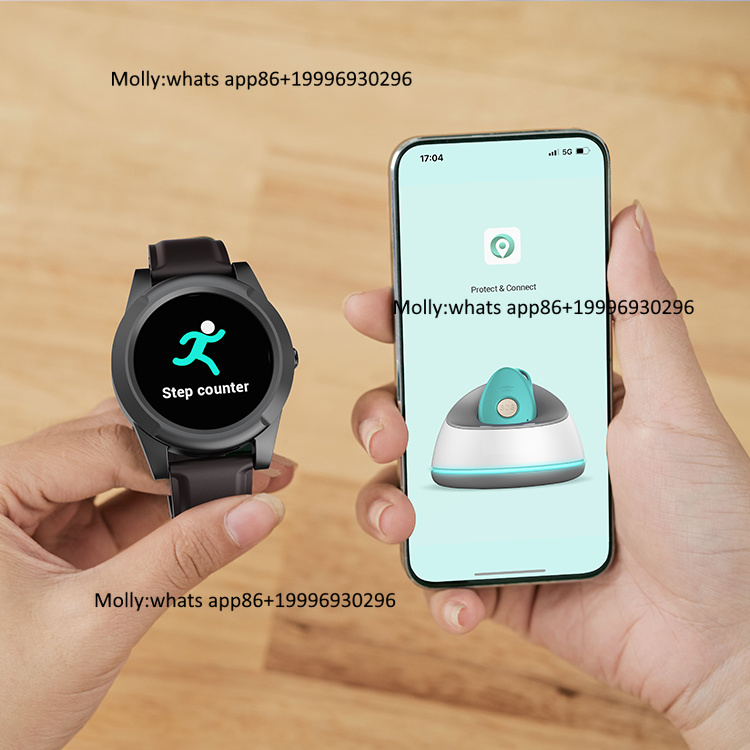 Fall Detection Watch - Anpassbare Sprachversion Eview EV05 Senioren-Gesundheitsuhr SOS