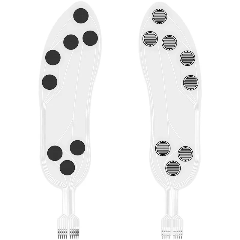 Smart Insole Pressure - Flexibler Dünnfilm-Piezoresistiver Drucksensor, Mehrpunkt-Erfassungsmodul für Intelligente