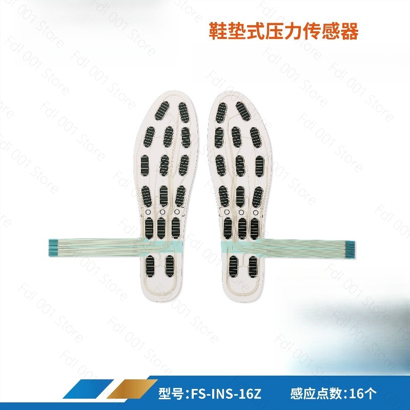 Smart Insole Pressure - Verschleißfeste und Wasserdichte Mehrzonen-16-Zonen-Plantardrucksensor-Smart-Einlegesohle zur Gehhaltungskorrektur