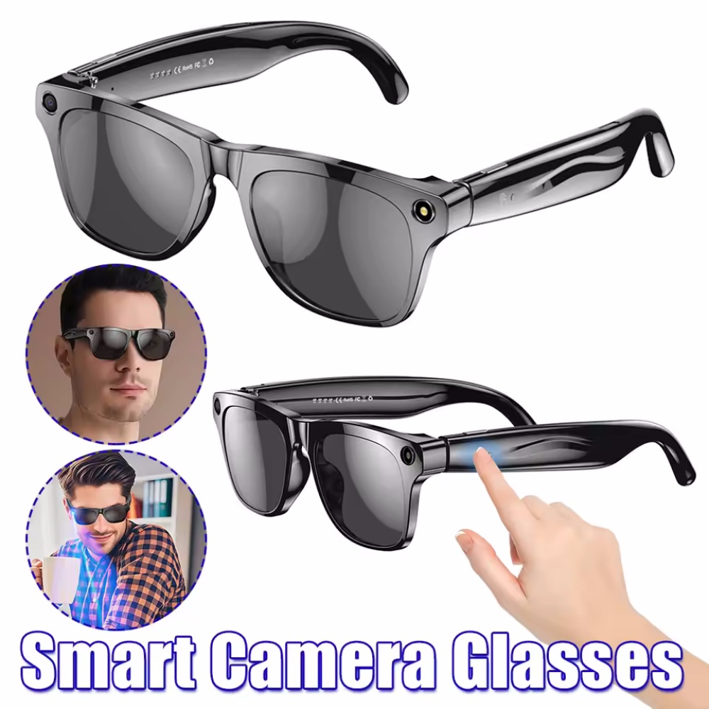 Smart Glasses Lens - Intelligente Brille, KI-Kamera, HD, tragbare Minikamera,