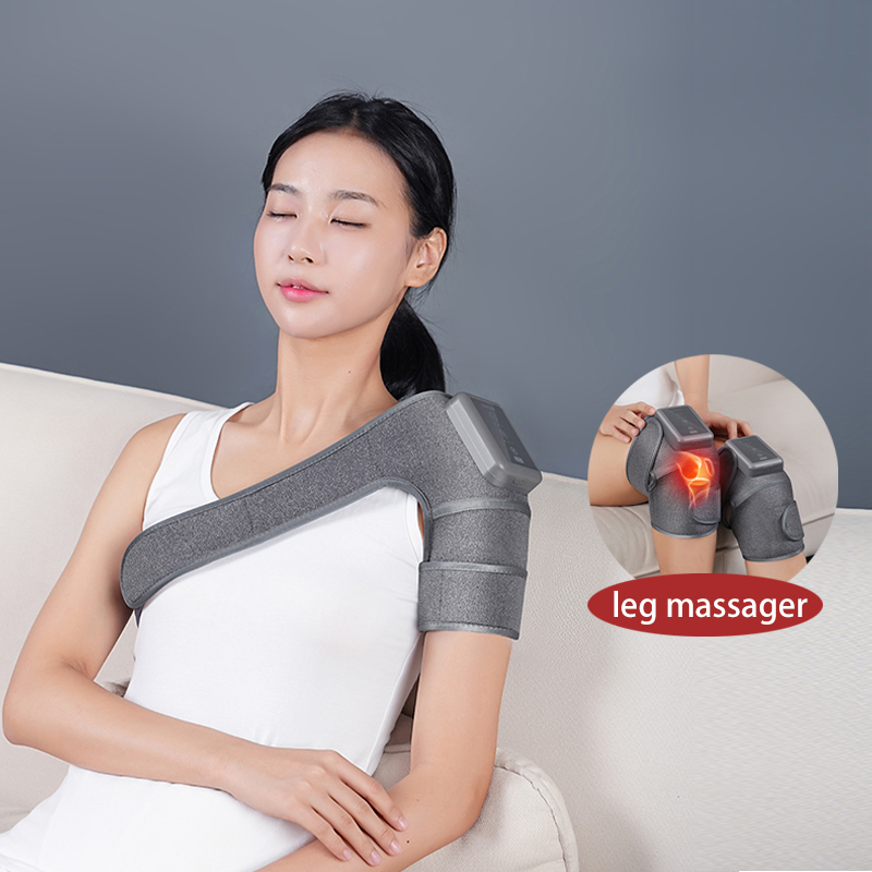 Smart Knee Wrap - Hochwertiges intelligentes Arthritis-Heizgelenkwickel, Vibration, Physiotherapie, elektrisches