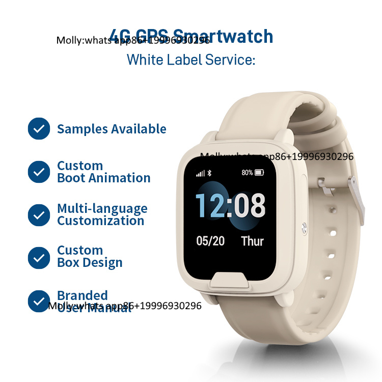 Fall Detection Watch - Senioren-Smartwatch mit GPS, Sturzerkennung, Geo-Fence, Herzfrequenzüberwachung,
