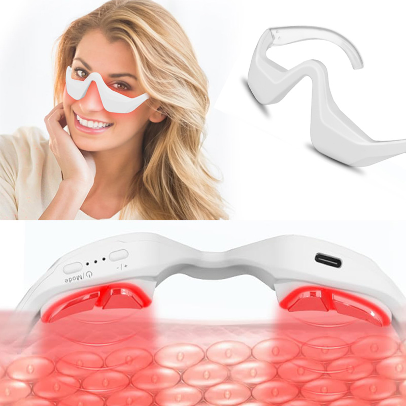 Light Therapy Glasses - Rotlichttherapiegerät für die Augenpartie, 4 Modi