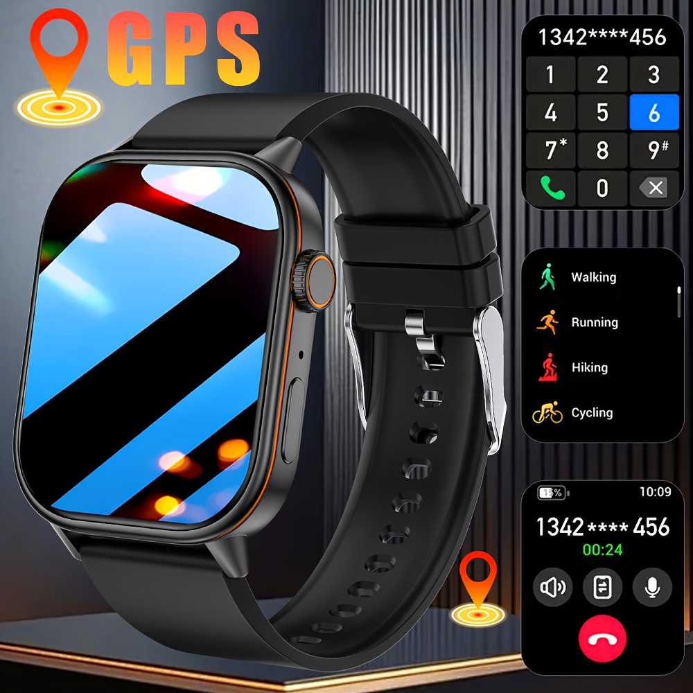 Fall Detection Watch - 2025, GPS-Positionierung, Smartwatch, leicht, modisch, Sportkompass,