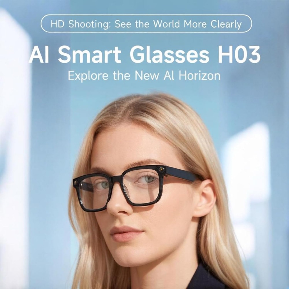 Smarte Brille mit 8MP Kamera,  – Smart Glasses Lens Bewertung und Preis