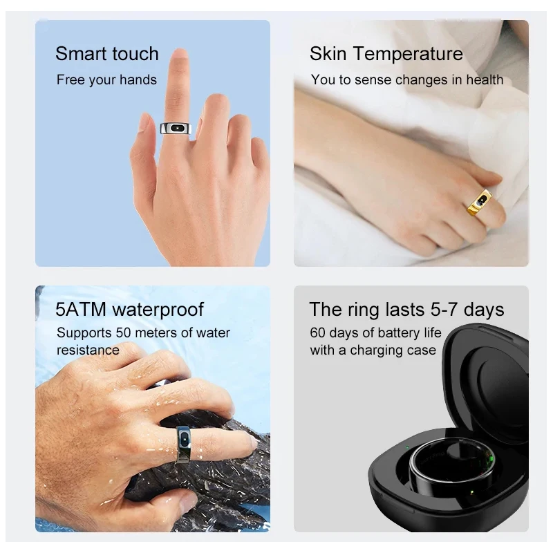 Intelligenter Ring mit Ladeetu – Temperature Ring Skin Bewertung und Preis