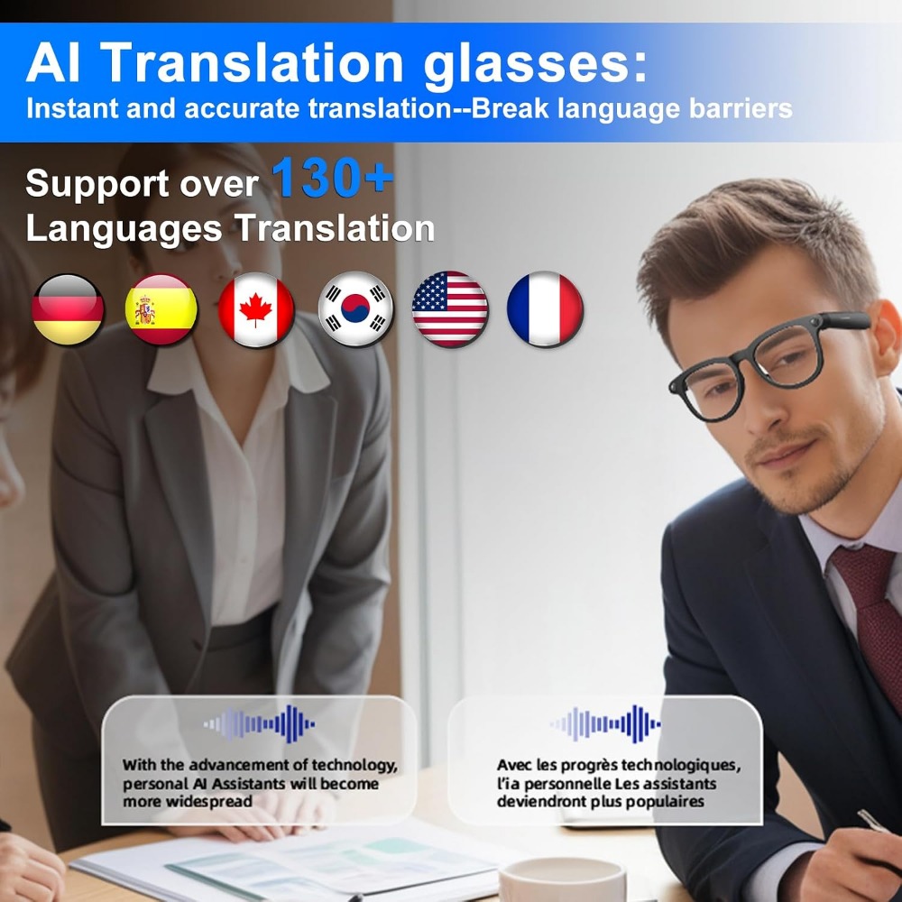 Smarte Brille mit HD-Kamera, E – Smart Glasses Lens Bewertung und Preis