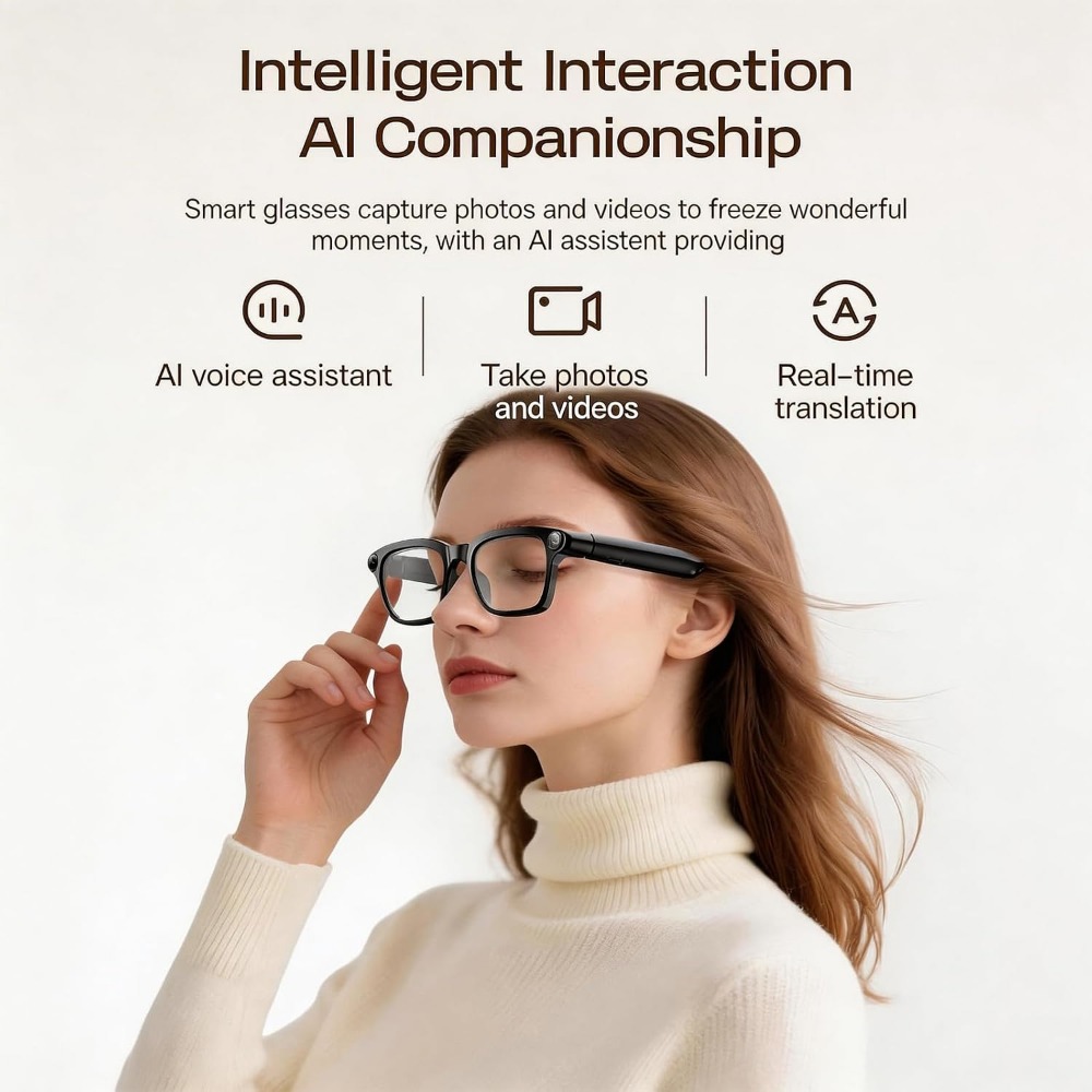 Smarte Brille: 4K-Video, Dual- – Smart Glasses Lens Bewertung und Preis