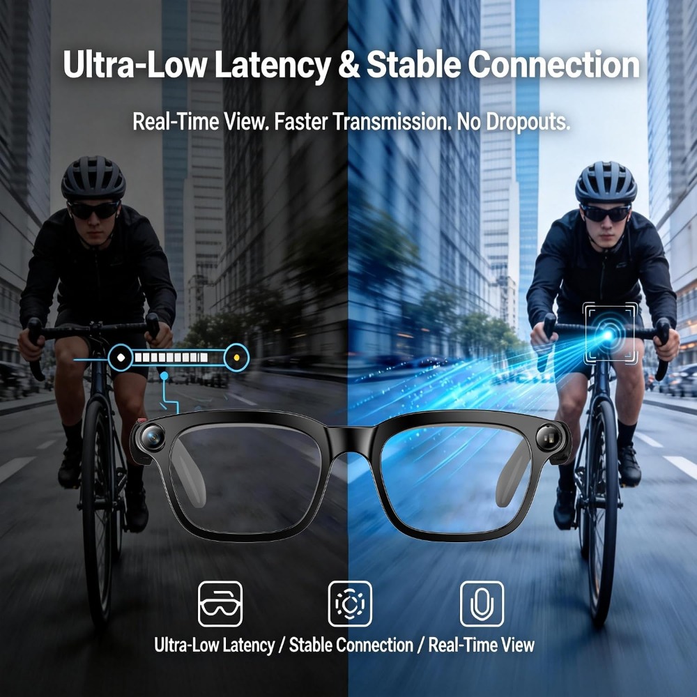 Smarte Brille: 4K-Video, Dual- – Smart Glasses Lens Bewertung und Preis