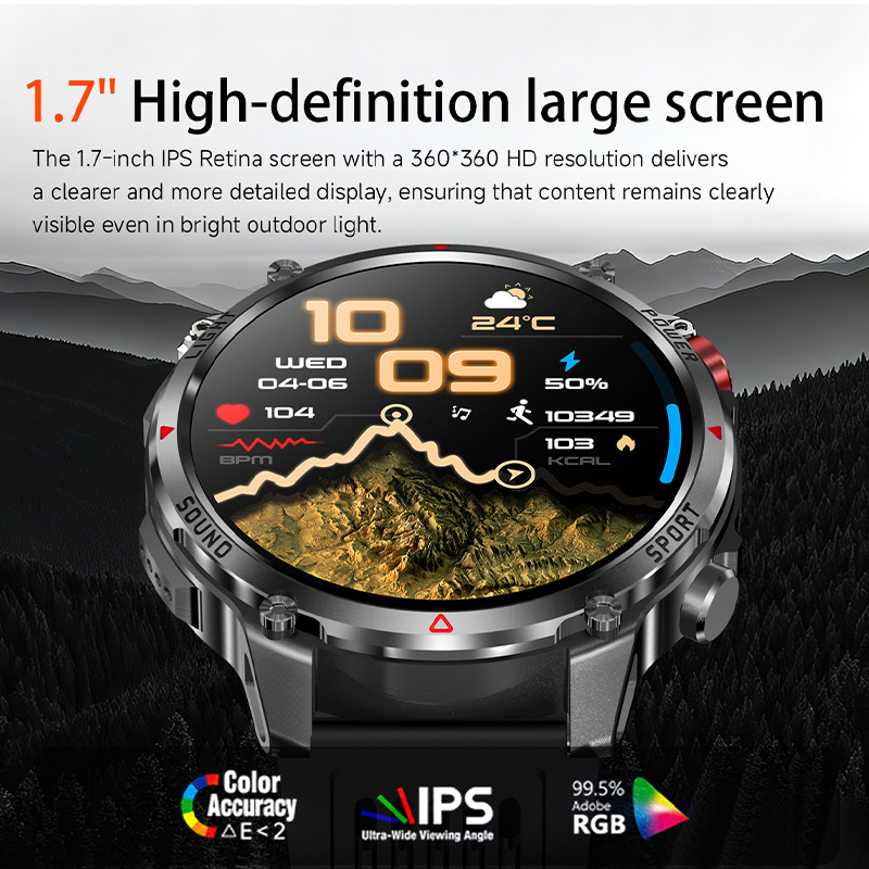 1100mAh Akku Outdoor Smartwatc – Breath Rate Monitor Bewertung und Preis
