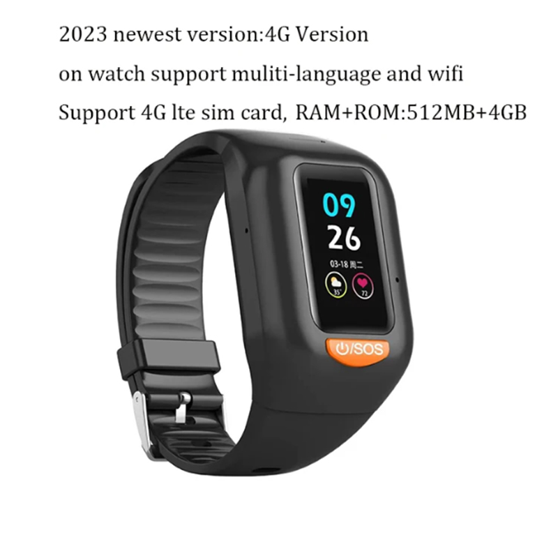 Neueste ältere 4G Smart Watch  – Fall Detection Watch Bewertung und Preis