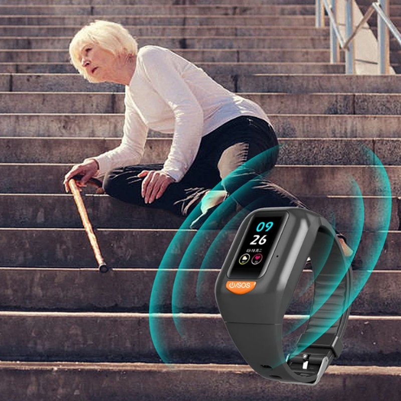 Neueste ältere 4G Smart Watch  – Fall Detection Watch Bewertung und Preis