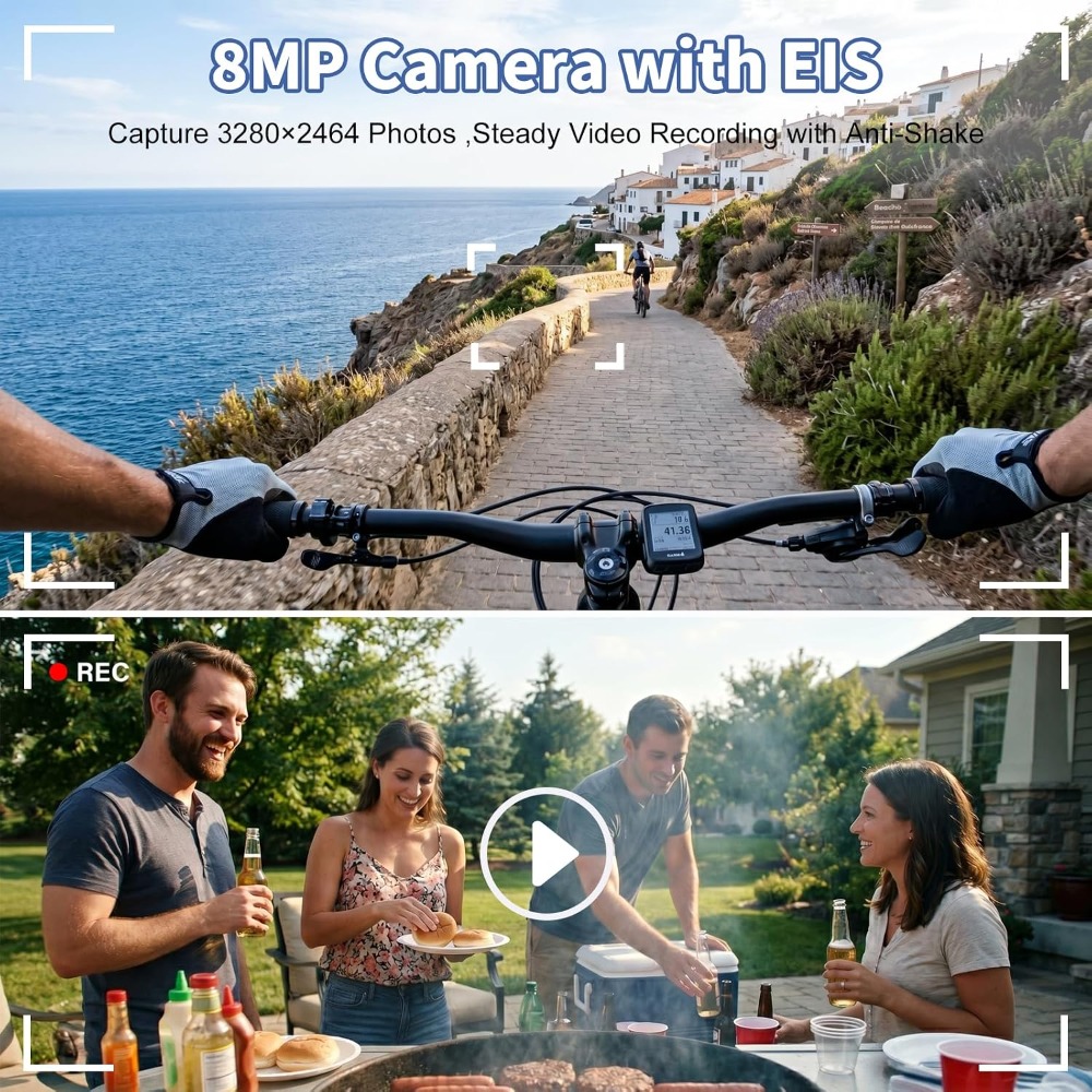 Smarte Brille mit 8MP Kamera,  – Smart Glasses Lens Bewertung und Preis