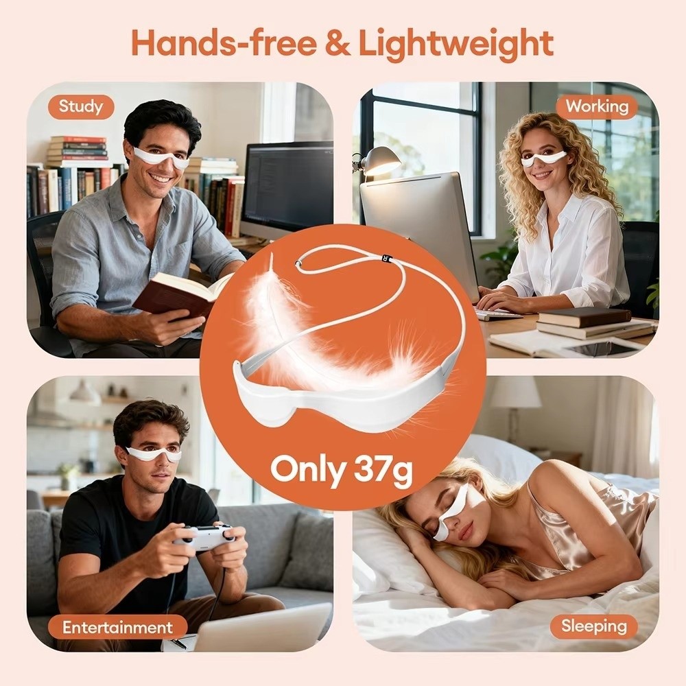 3D-Augenmassagegerät mit Rotli – Light Therapy Glasses Bewertung und Preis