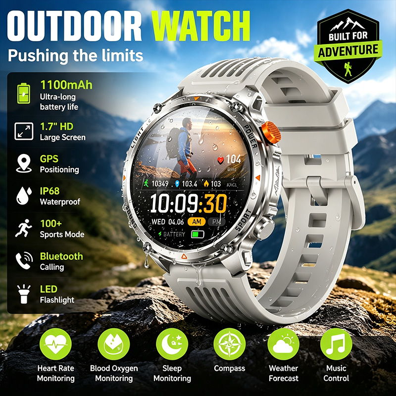 Kabellose Anruf-Smartwatch IP6 – Breath Rate Monitor Bewertung und Preis